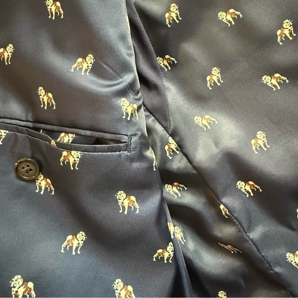 Ralph Lauren Men Classic Fit Ultraflex Corduroy English Bulldog Sport Coat 46R - Picture 9 of 11